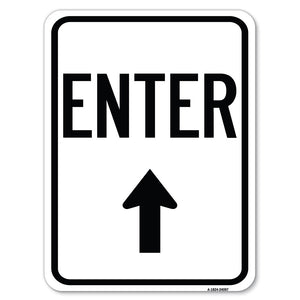 Enter Sign Enter with Up Arrow