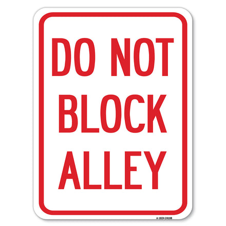 Do Not Block Alley