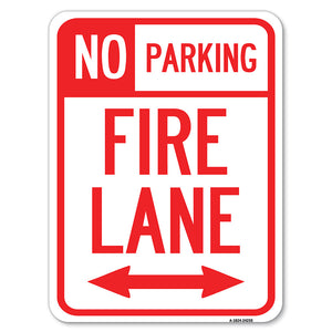 Colorado Fire Lane (With Bidirectional Arrow)