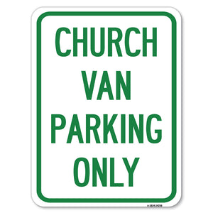 Church Van Parking Only