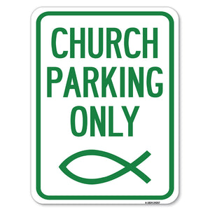 Church Parking Only (Symbol)