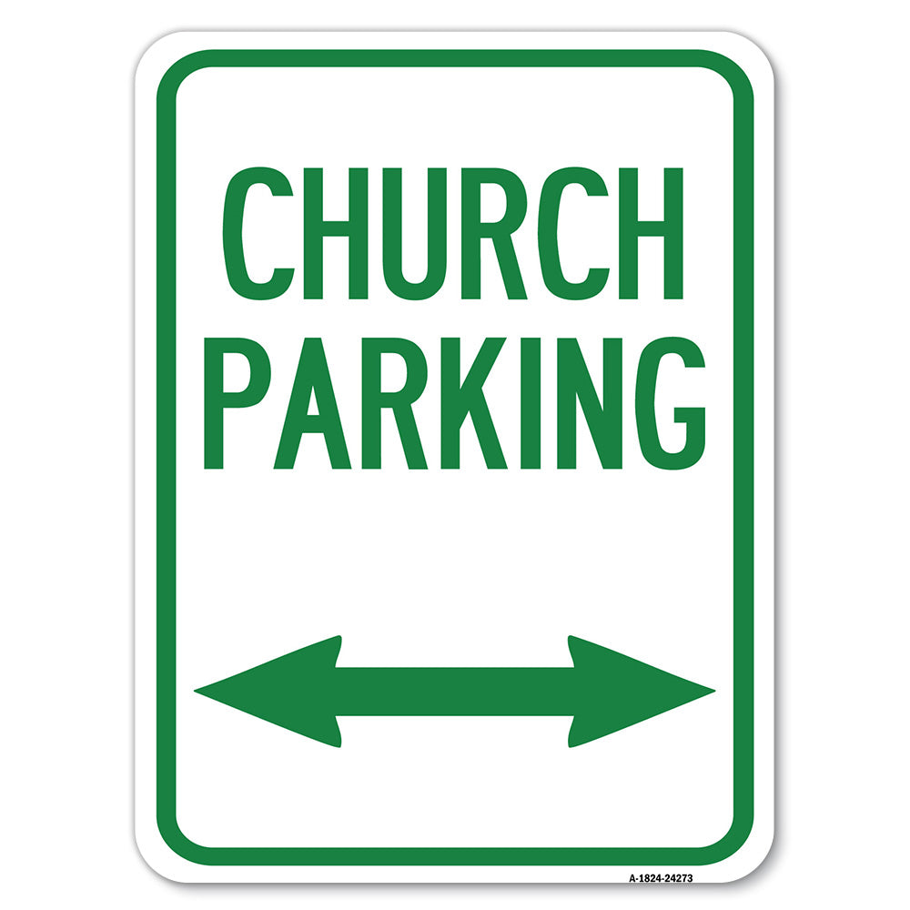Church Parking (With Bidirectional Arrow)