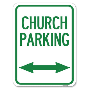 Church Parking (With Bidirectional Arrow)