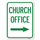 Church Office (With Right Arrow)