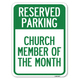 Church Member of the Month