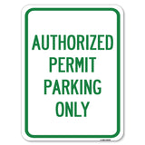 Authorized Permit Parking Only