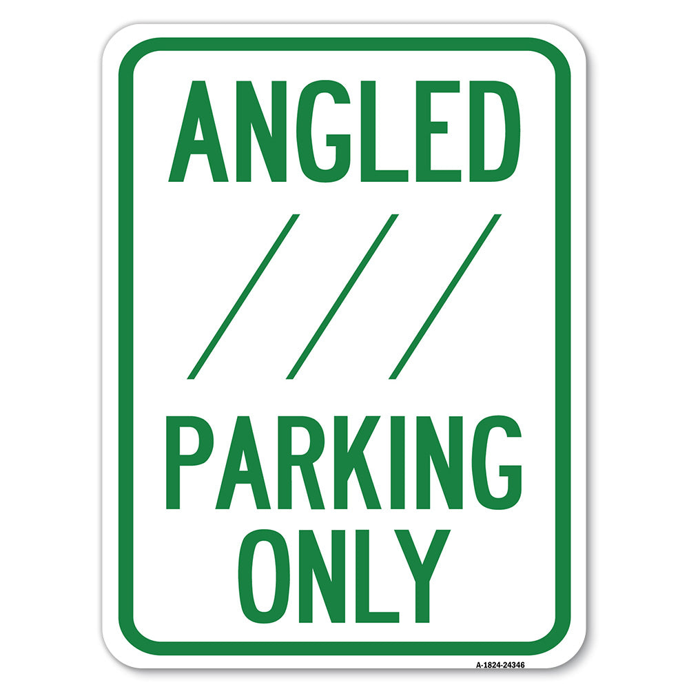 Angle Parking Only (With Bidirectional Arrow) 1