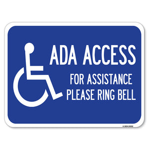 ADA Access for Assistance Ring Bell (With New Isa Symbol)
