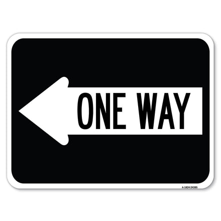 One Way (With Left Arrow)