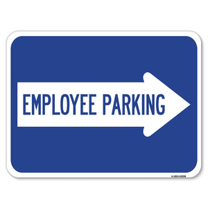 Employee Parking (With Right Arrow)