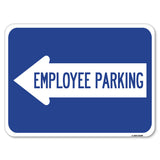 Employee Parking (With Left Arrow)