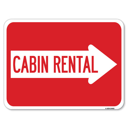 Cabin Rental (With Right Arrow)