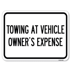 Towing at Vehicle Owner's Expense