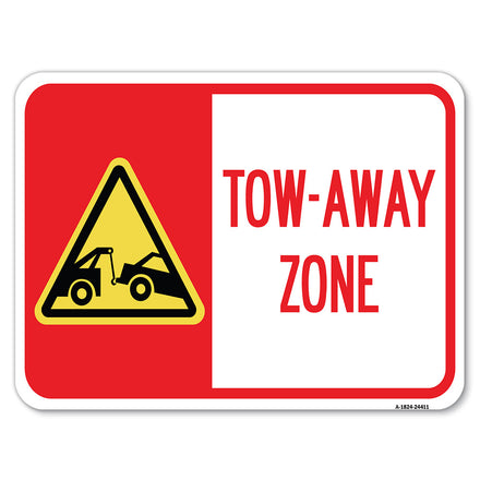 Tow-Away Zone with Graphic