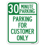 30 Minutes Parking - Parking for Customers Only