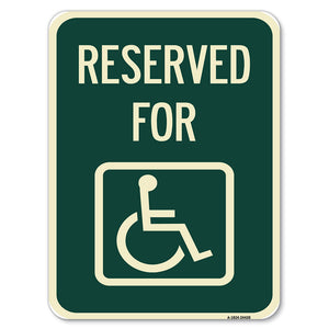 Reserved for (With Accessible Symbol)