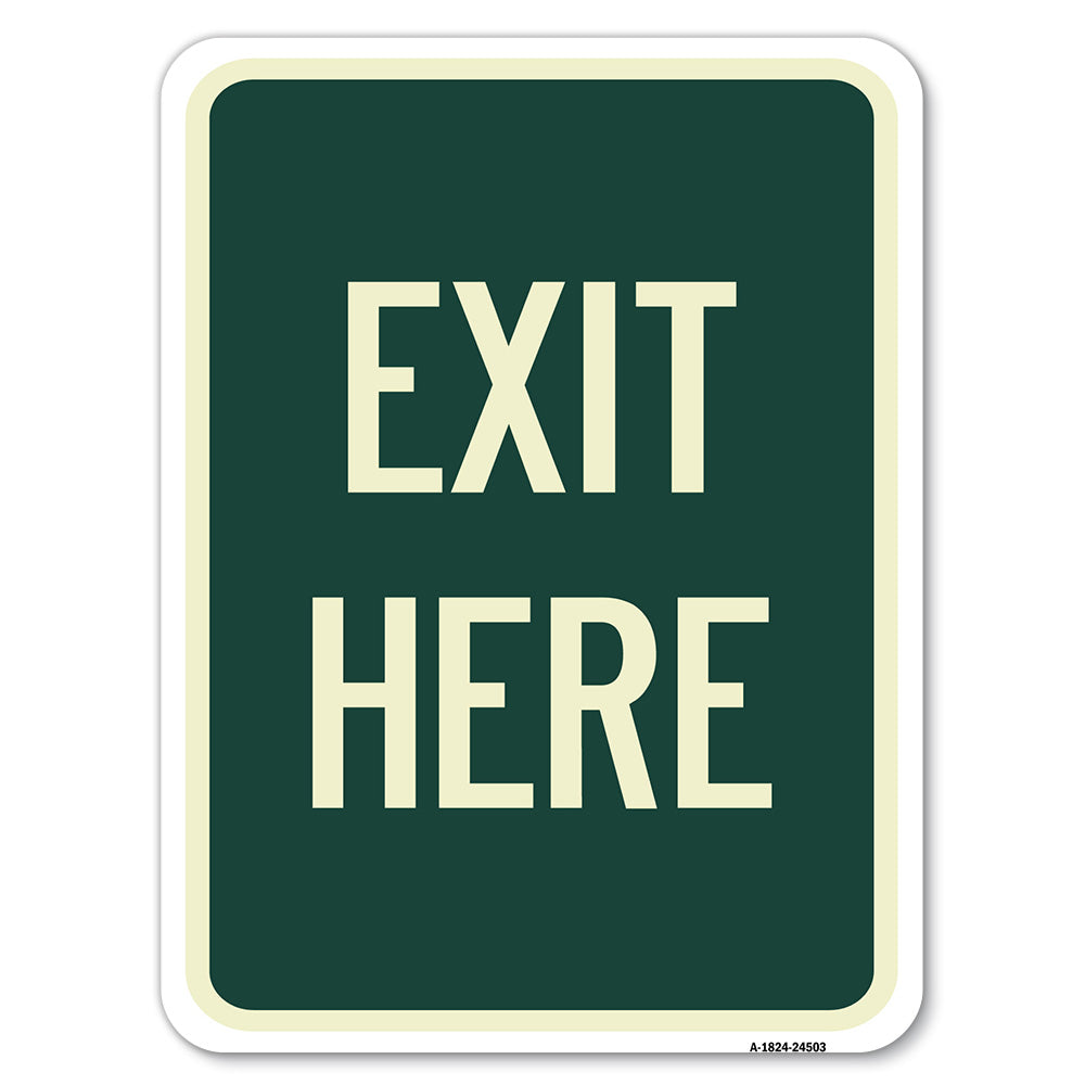 Exit Here