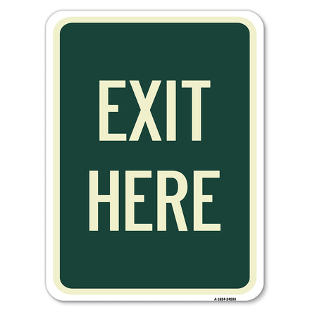 Exit Here