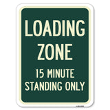 Loading Zone 15 Minutes Standing Only
