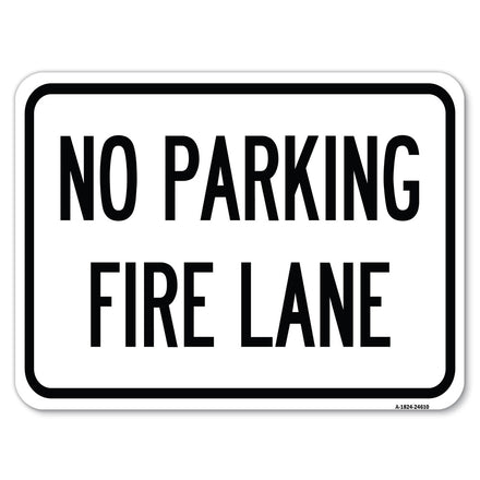 Pavement Stencil No Parking, Fire Lane