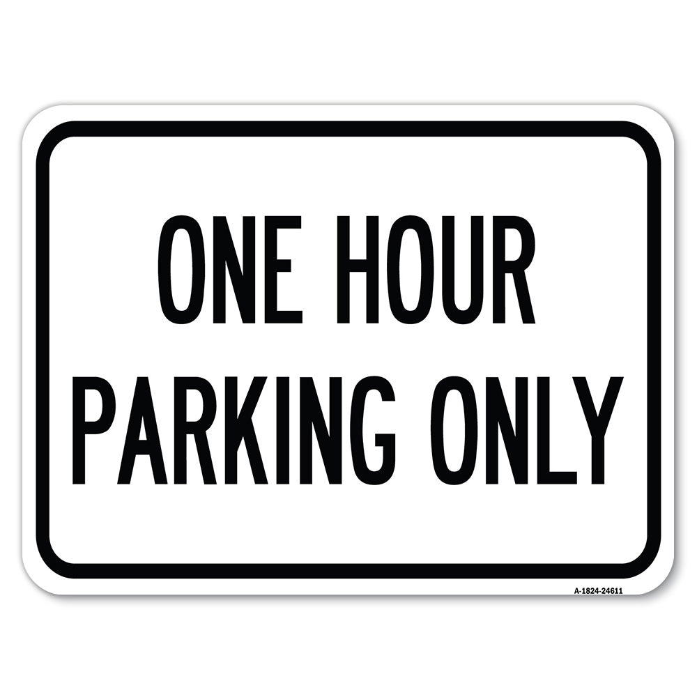 One Hour Parking Only