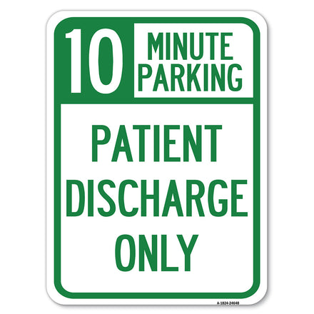 10 Minutes Parking - Patient Discharge Only
