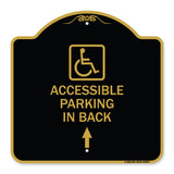With NY - Approved Isa Symbol Accessible Parking on Up Arrow (With Graphic)