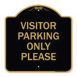 Visitor Parking Sign Visitor Parking Only Please
