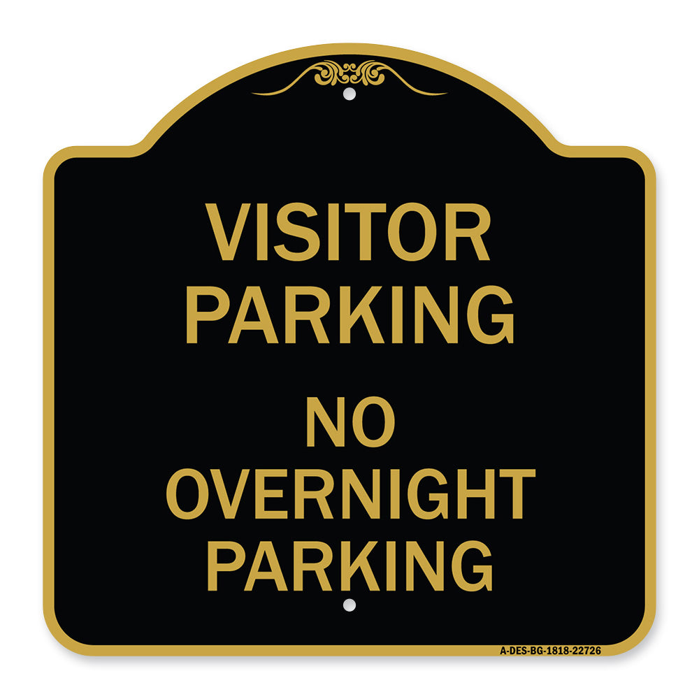 Visitor Parking Sign Visitor Parking No Overnight Parking