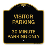 Visitor Parking Sign Visitor Parking 30 Minute Parking Only
