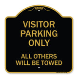 Visitor Parking Only All Others Will Be Towed