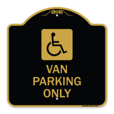 Van Parking Only (With Handicap Symbol)