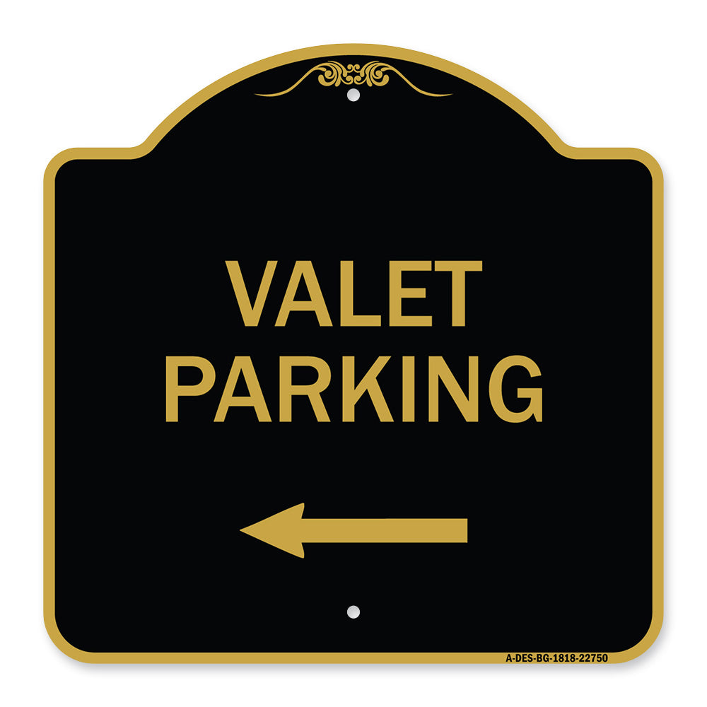 Valet Parking with Left Arrow