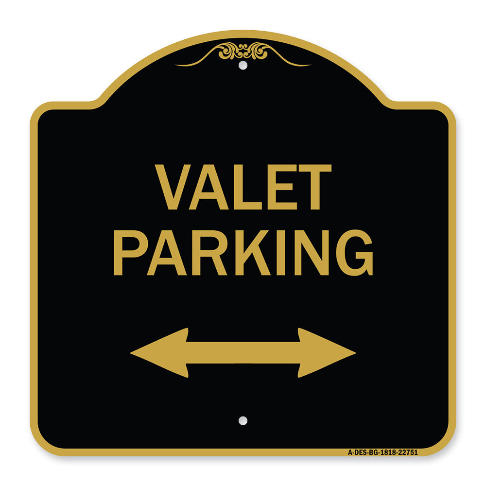 Valet Parking with Bidirectional Arrow