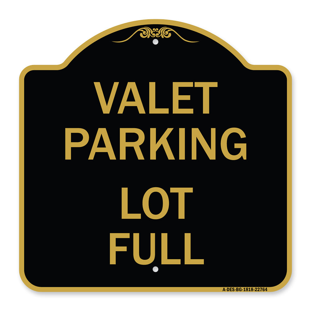 Valet Parking Lot Full