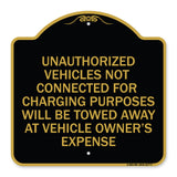 Unauthorized Vehicles Not Connected for Charging Purpose Will Be Towed