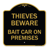 Thieves Beware Bait Car on Premises