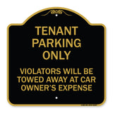 Tenant Parking Only Violators Will Be Towed Away at Car Owner's Expense