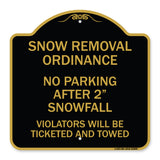 Snow Removal Ordinance - No Parking After 2 Snowfall
