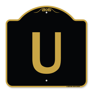 Sign with Letter U