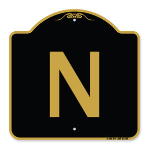 Sign with Letter N