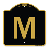 Sign with Letter M