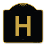 Sign with Letter H