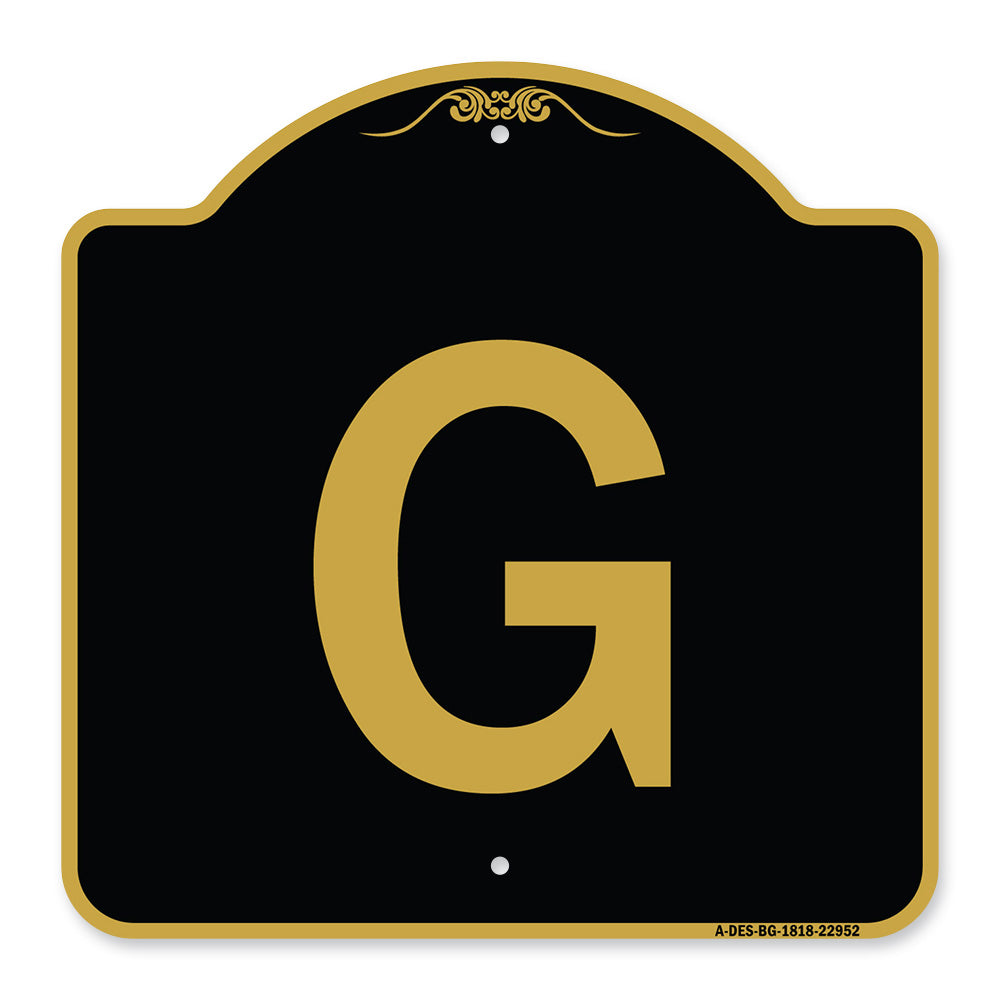 Sign with Letter G