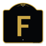 Sign with Letter F
