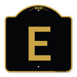 Sign with Letter E