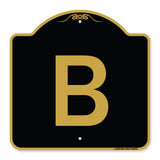 Sign with Letter B