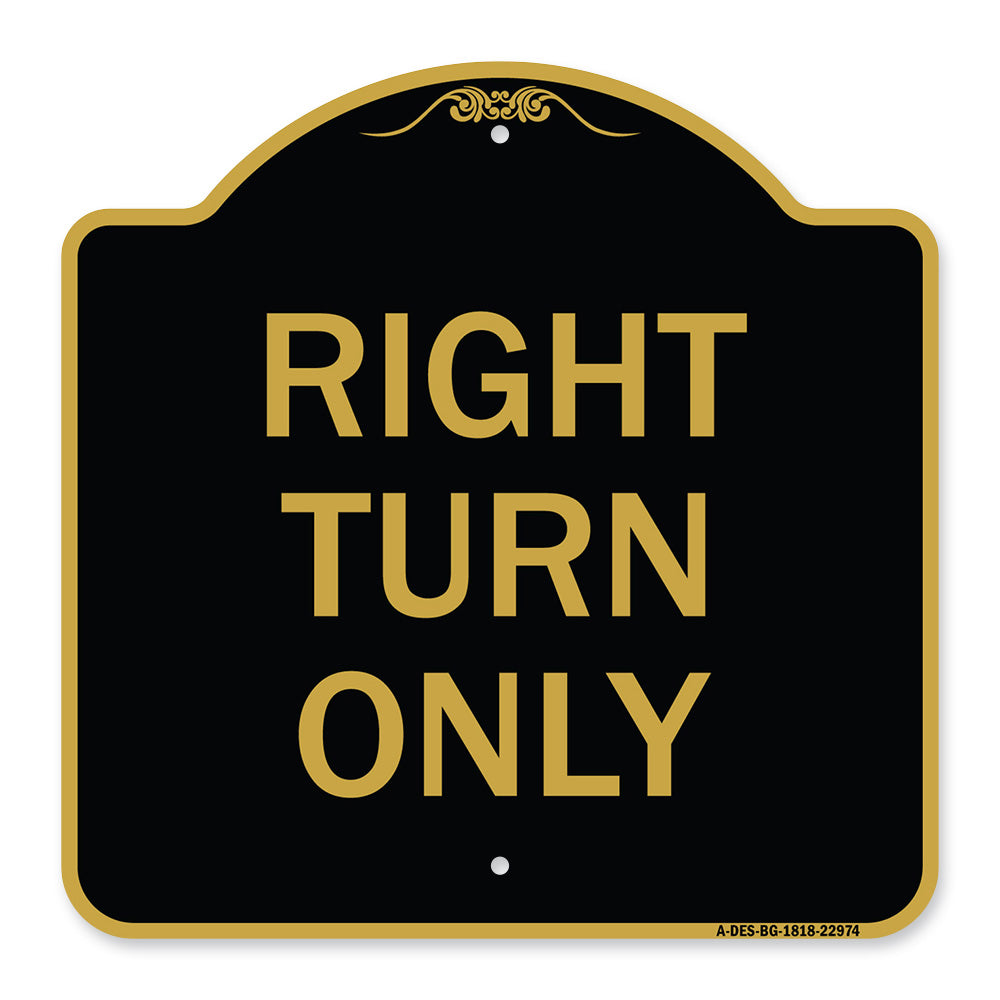 Right Turn Only