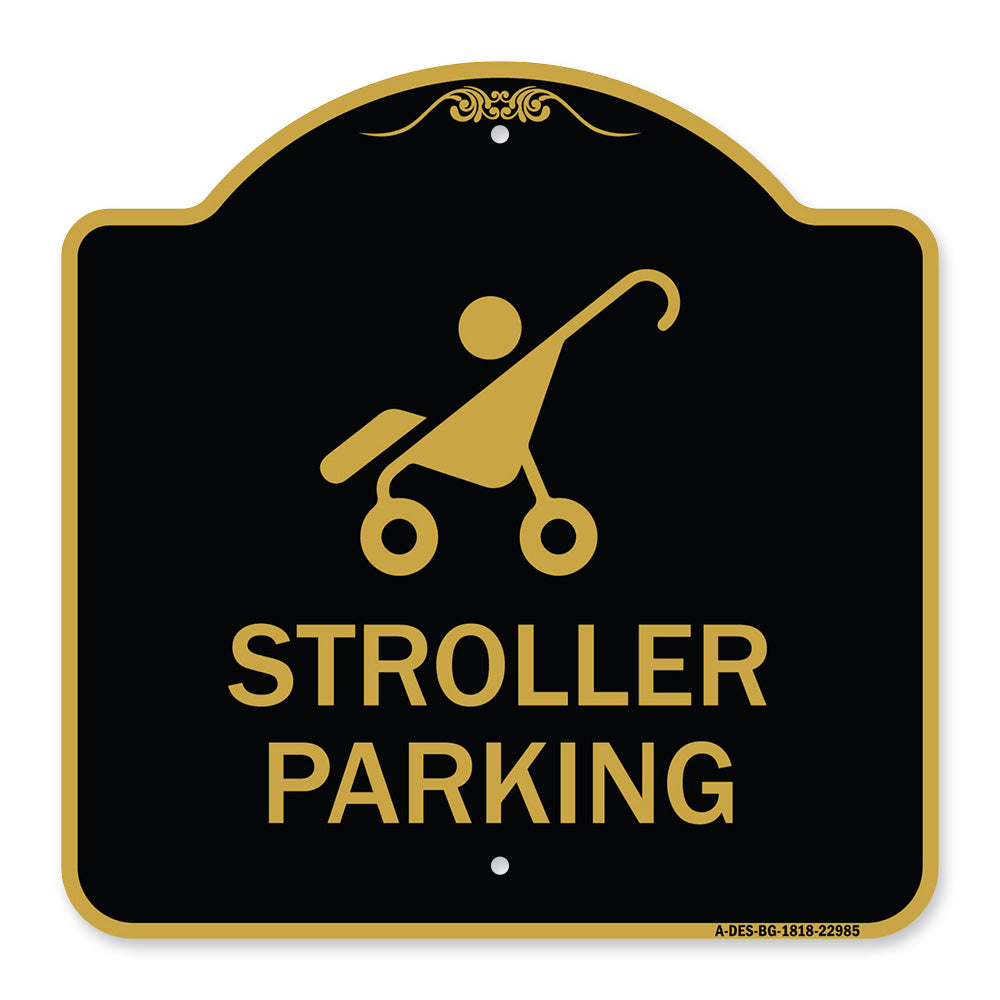 Reserved Stroller Parking (With Graphic)