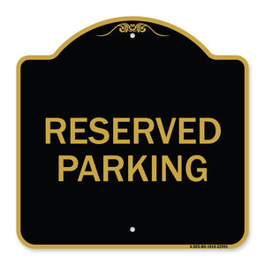 Reserved Parking Bright Yellow